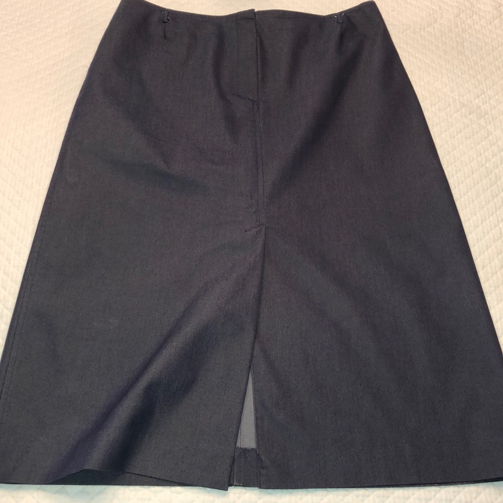 Dark Blue (denim look) tailored skirt